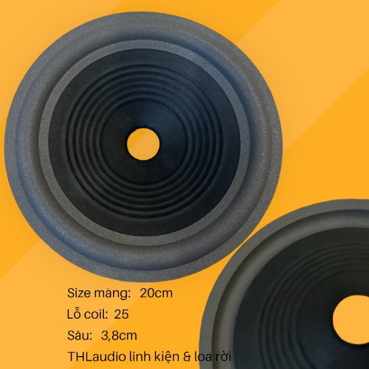 Màng loa 20cm viền mút