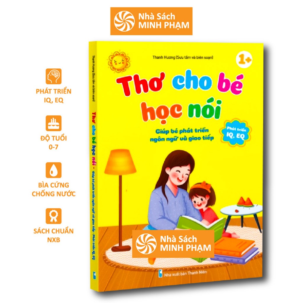 Sách - Thơ Học Nói Cho Bé Phát Triển IQ, EQ