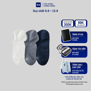 HLA - Bộ 3 đôi vớ nam cao cấp Soft & comfortable elastic socks
