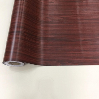 [ 100cm x 120cm ] Decal vân gỗ nâu đỏ - có keo