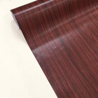 [ 100cm x 120cm ] Decal vân gỗ nâu đỏ - có keo