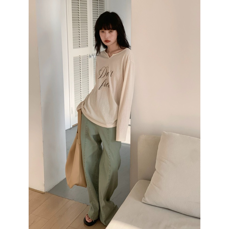 CITRA - Áo thun dài tay chữ Don’t fret