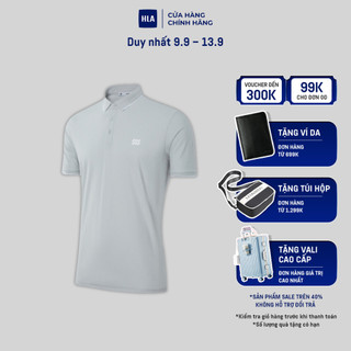 HLA - Áo POLO nam thể thao hút ẩm tốt co giãn Sportsday Series Breathable Cool Feeling Short Sleeve Polo Shirt Men