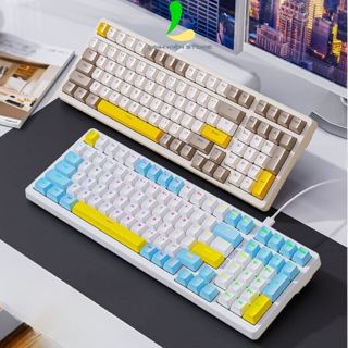 Bàn Phím Cơ Attack Shark K3 MAX New 2024 - Bàn Phím Có Dây Gaming 100 Phím, Led 19 Chế Độ