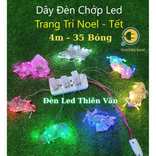 [COMBO 2 ] DÂY ĐÈN LED CHỚP 3m5 - 30 bong TRANG TRÍ NOEL