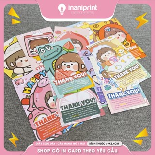 Nhiều Mẫu Card Cám Ơn, Thiệp Cám Ơn, Giấy Cám ơn - 1 MẶT