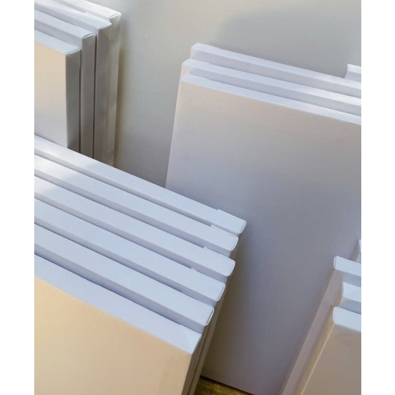 Toan vẽ tranh sơn dầu, Khung tranh canvas vẽ tranh, căng sẵn nhiều size