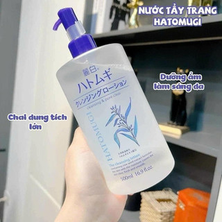 NƯỚC TẨY TRANG HATOMUGI 500ML