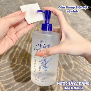 NƯỚC TẨY TRANG HATOMUGI 500ML