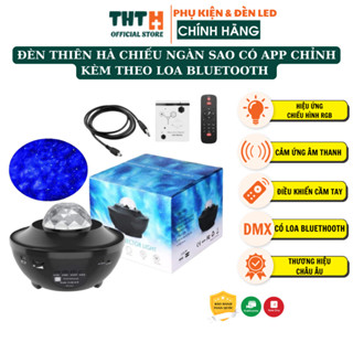 Đèn led galaxy ngàn sao kiêm loa bluetooth  đèn sân khấu tạo hiệu ứng ánh sao Hot Tiktok THTOFFICIAL