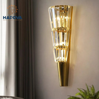 Đèn tường pha lê phòng ngủ HAPOVA FLORA 602