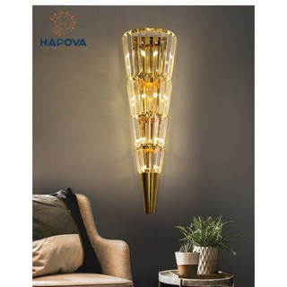Đèn tường pha lê phòng ngủ HAPOVA FLORA 602