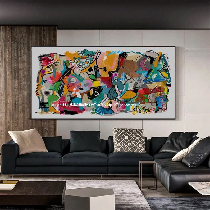 Tranh Treo Tường, Large Wall Art, Minimal Abstract Art, Neutral Abstract Painting