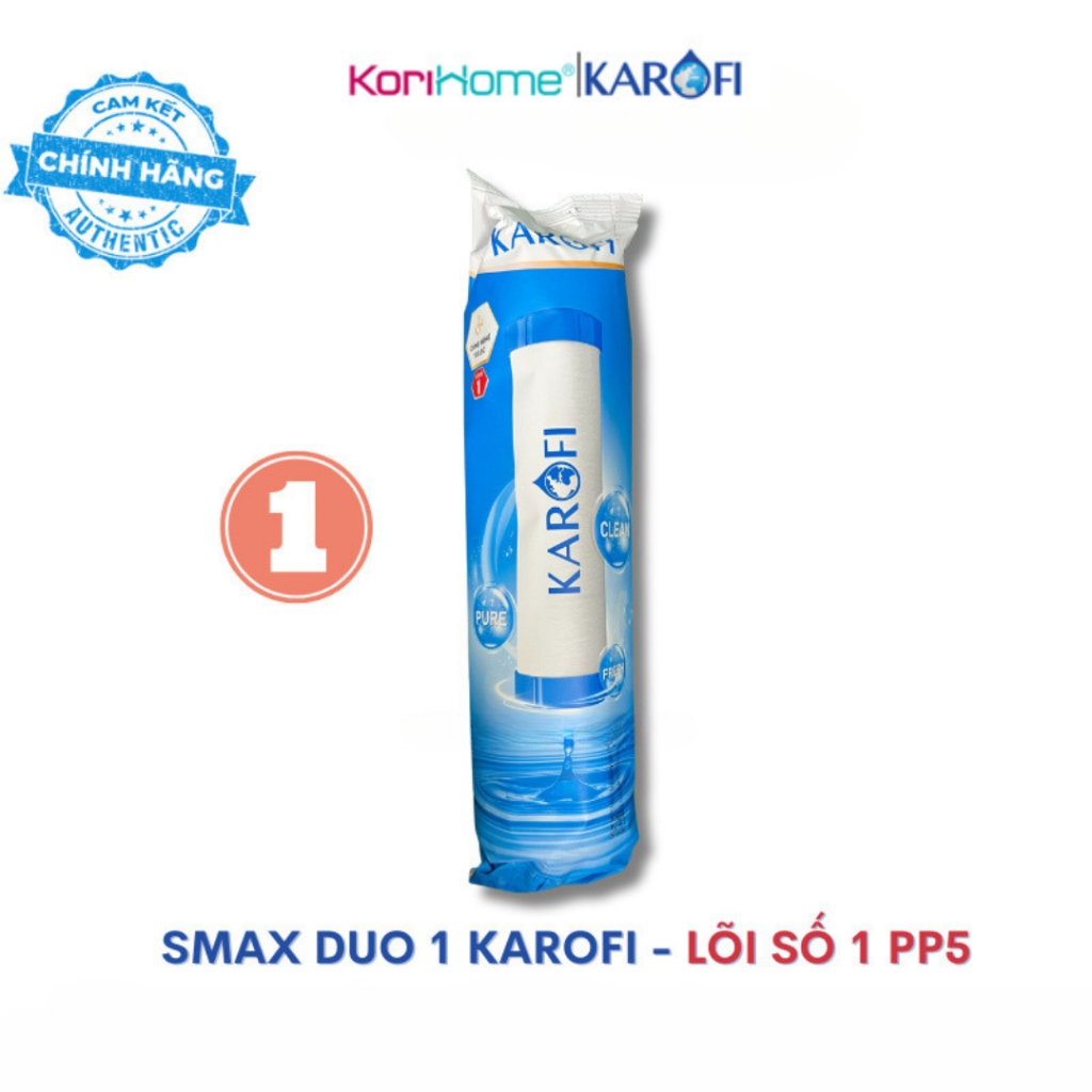 Lõi Lọc Số 1 Karofi - Lõi Smax Duo 1 vi lọc Karofi - Lõi PP 5 Micron Karofi