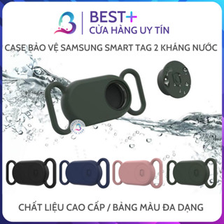Ốp Samsung Smart Tag 2 Kín Kháng Nước Xỏ Vòng Cổ Chó Mèo Thú Cưng, Vỏ Bọc Bảo Vệ Silicon Luồn Dây