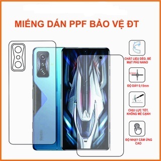 Dán Ppf Redmi K50 gaming Dán chống bám vân tay