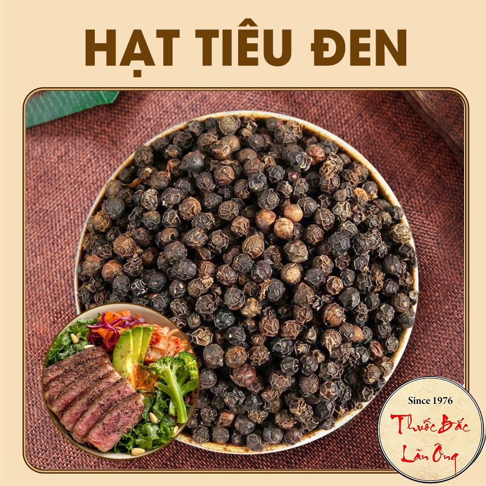 Hạt tiêu đen 1kg ( Hạt tiêu khô, thơm, cay làm gia vị)