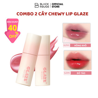 Combo 2 Cây Son Bóng Black Rouge Chewy Lip Glaze 32.8g