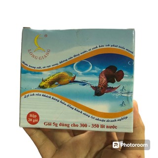 1 gói 5gram Men Pha Lê Làm Trong Nước Bể Cá