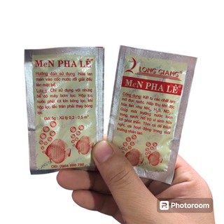 1 gói 5gram Men Pha Lê Làm Trong Nước Bể Cá