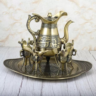 Bộ ly rượu đồng giả cổ thời Tần