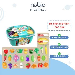 Bộ đồ chơi mô hình hoa quả bằng nhựa ABS cho bé, Đồ chơi nhà bếp an toàn cho bé