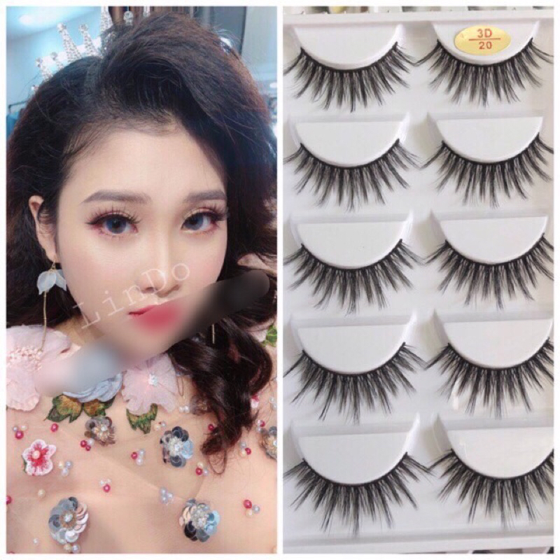 Lông Mi Chồn 3D 20- 5 cặp