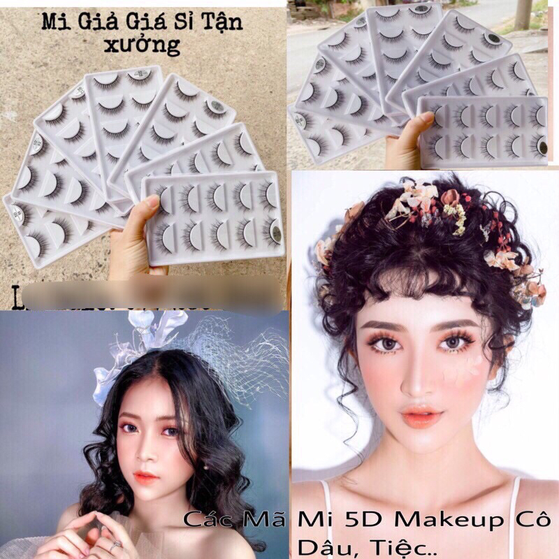 Mi Giả 5D Nhiều Mã ( 5 Cặp/ Hộp ) Tự Nhiên