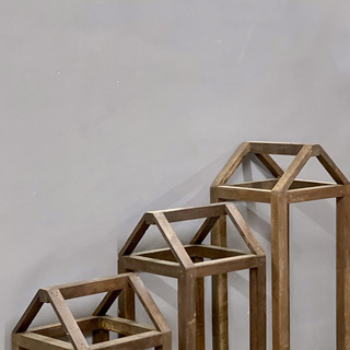 Đèn bão gỗ decor nhiều kích cỡ