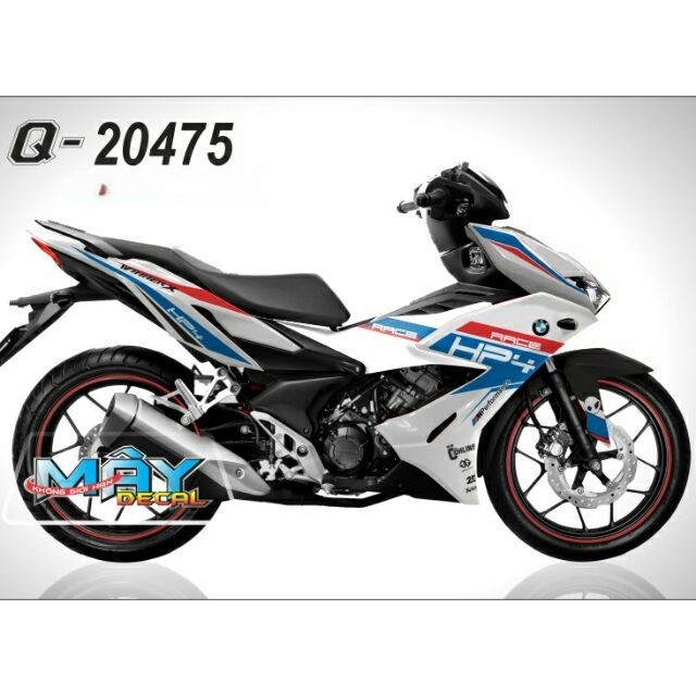 Tem rời Winner X HP4 xe trắng