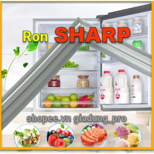 Ron cửa cho tủ lạnh SHARP Model SJ-211E-SL