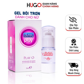  Gel Durex Play O Dành Cho Nữ Gel Bôi Trơn Gốc Nước Lành Tính Nhẹ Dịu Dễ Rửa Trôi  Chai 15ml  