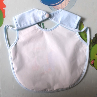 [Chống Thấm]Yếm Ăn Dặm Cotton Chống Thấm 1 Mặt (Có Nút Bấm)