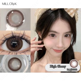 Kính áp tròng cận thị Millcreek 2 miếng màu nâu 14,5MM mắt to 0-8 độ mắt búp bê