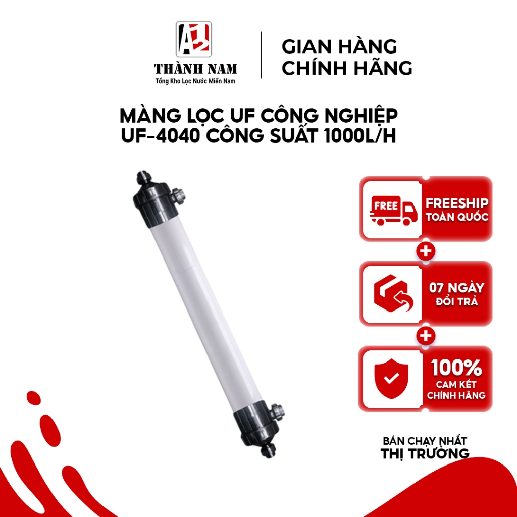 Màng lọc UF công nghiệp UF-4040 công suất 1000L/h | TỔNG KHO THÀNH NAM