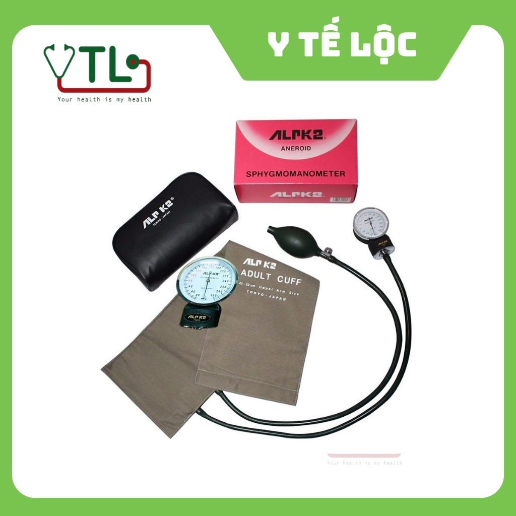 Máy đo huyết áp Cơ đồng hồ ALPK2 500V ( Không gồm tai nghe)