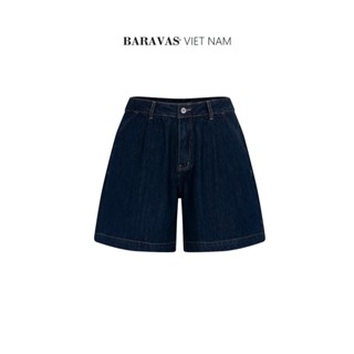 Quần Short Jeans Basic Baravas - DENIMON / DARK BLUE