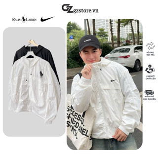Áo khoác dù nike form rộng nam nữ unisex chất dù 2 lớp cao cấp chống nắng gió - GZAKA73