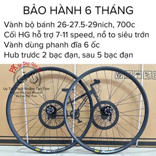  Vành bộ xe đạp bánh 26 -27.5 - 29inch 700C sử dụng phanh đĩa Vành xe đạp MAVIC sử dụng moayo RT cối nổ siêu bon 