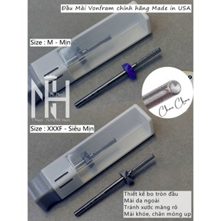 Đầu mài khóe kết hợp mài da, đầu mài khóe móng úp, đầu mài da, đầu mài khóe chính hãng Made in USA