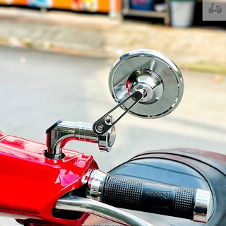  Kính Kiểu Motogadgett Tròn FUllBOX Hàng Siêu Cao Cấp Cho Vespa Honda Yamaha 