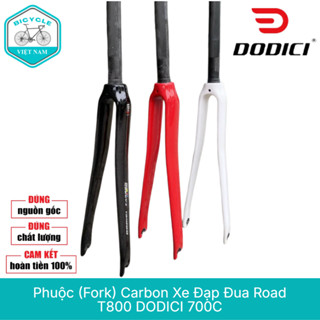 Phuộc Xe Đạp Đua Carbon T800 DODICI 700C – Nhẹ, Bền, Thiết Kế Khí Động Học Cho Road Bike