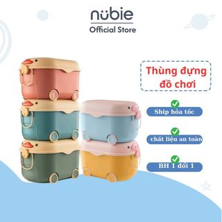  Thùng Đựng Đồ Đa Năng Cho Bé Hình Heo, Vịt Có Nắp Đậy Khóa Và Bánh Xe Đẩy Tiện Dụng