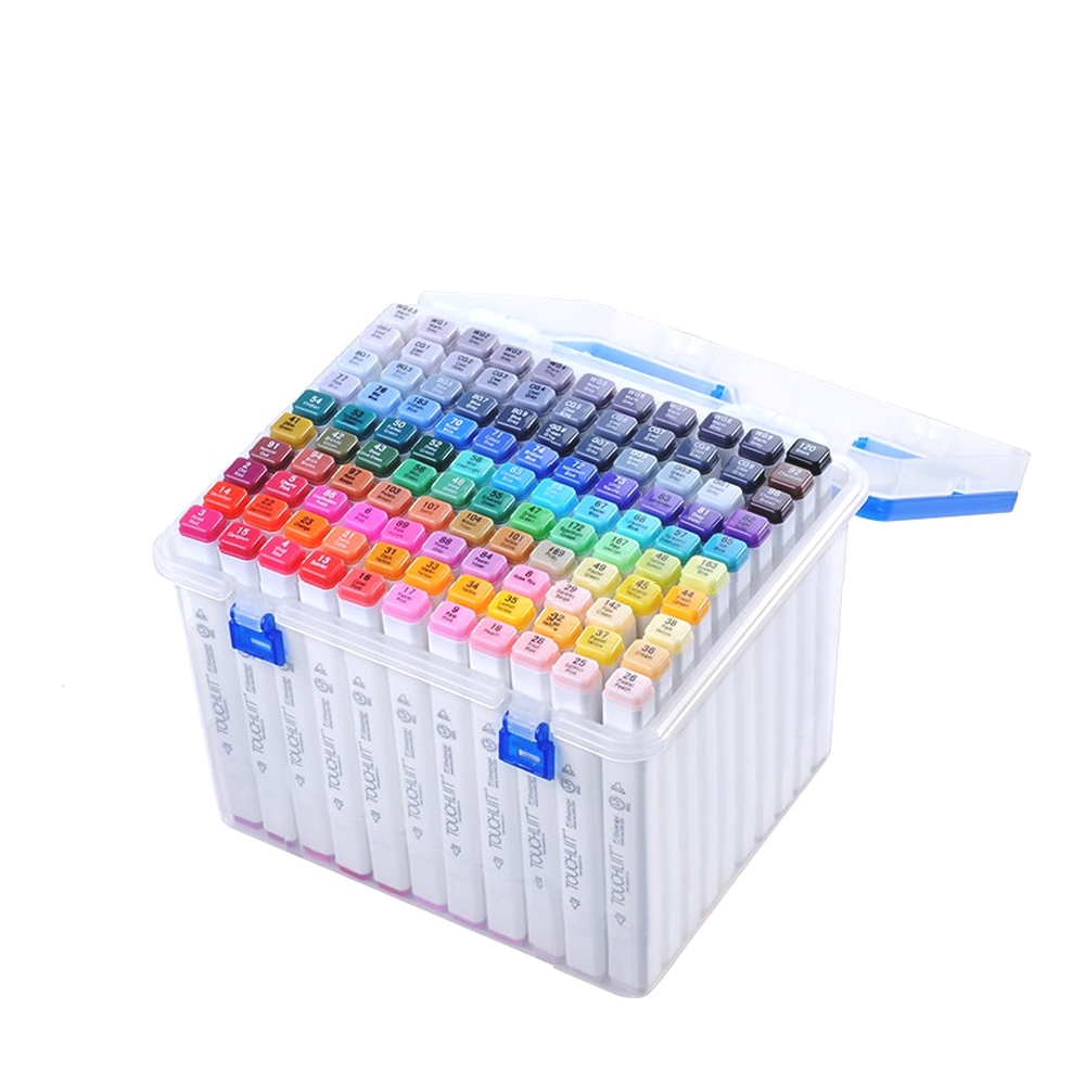 (Hộp Nhựa) Bộ Màu Marker Touchliit 6 30/36/40/48 màu