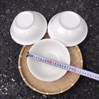 [Gốm sứ] Tô sứ trắng mỏng cao cấp 7inch