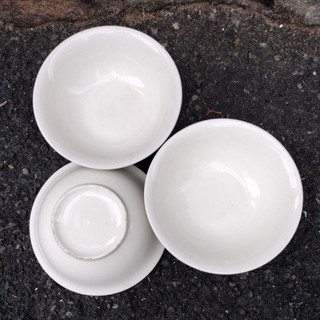 [Gốm sứ] Tô sứ trắng mỏng cao cấp 7inch