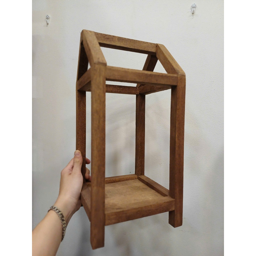 Đèn bão gỗ decor nhiều kích cỡ