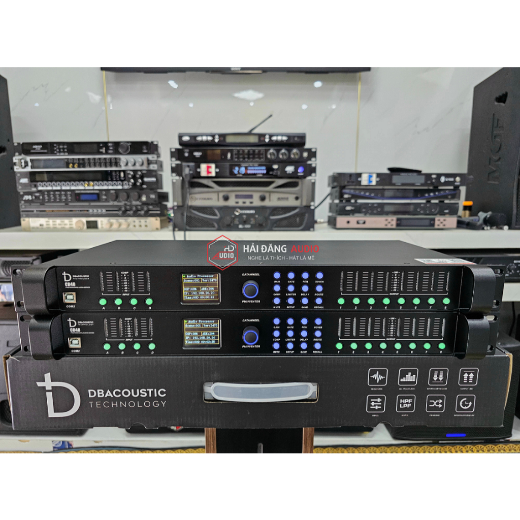Crossover số DB acoustic CD48 Chính Hãng,4 in 8out