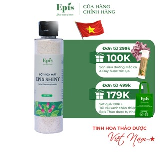 Bột Rửa Mặt Thảo Mộc Epis Làm Sach Sáng Da, Dưỡng Mịn, Giảm Mụn li ti & Tẩy Da Vật Lý Epis Shiny
