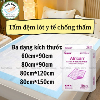 Tấm đệm lót thay tã (mỏng vừa) cho người già size to miếng lót y tế thấm hút chống tràn dùng 1 lần